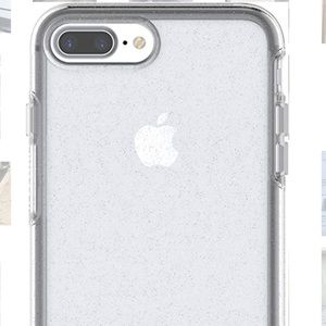 otter ox clear sparkly case